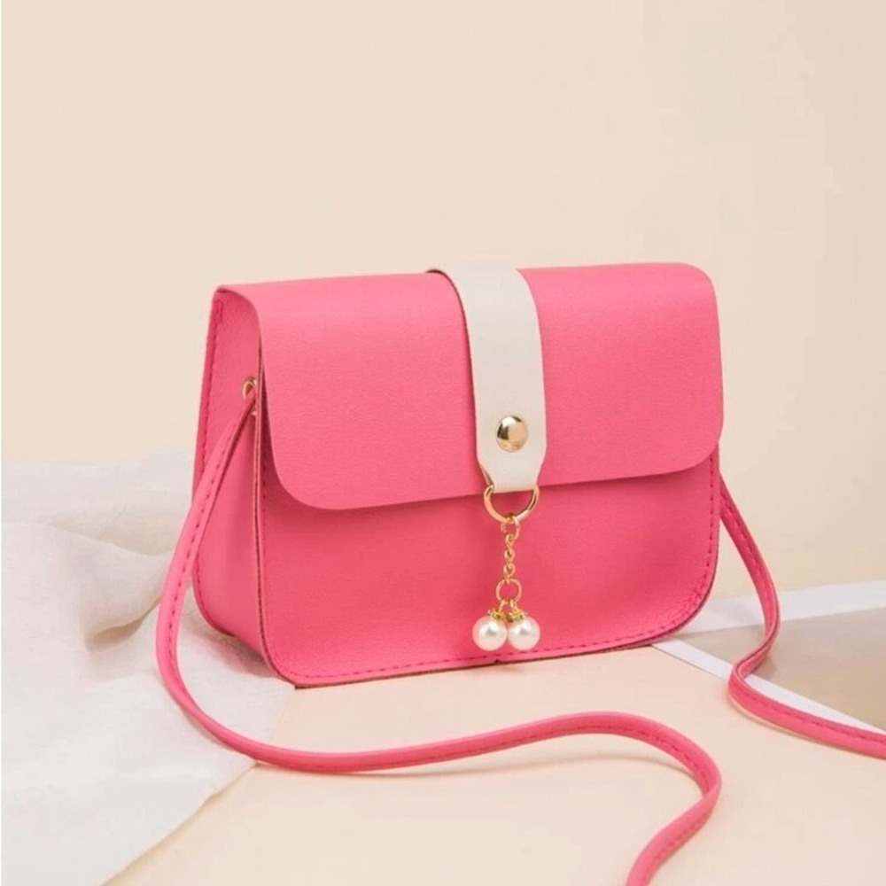 ⚠️Clearance Pink Mini Color Block Crossbody Bag - Picture 2 of 5